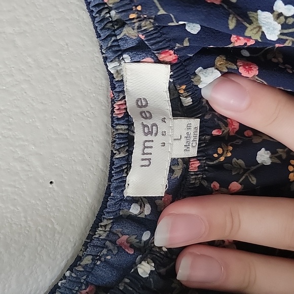 Floral Bell Bottom Jumpsuit - Picture 4 of 6